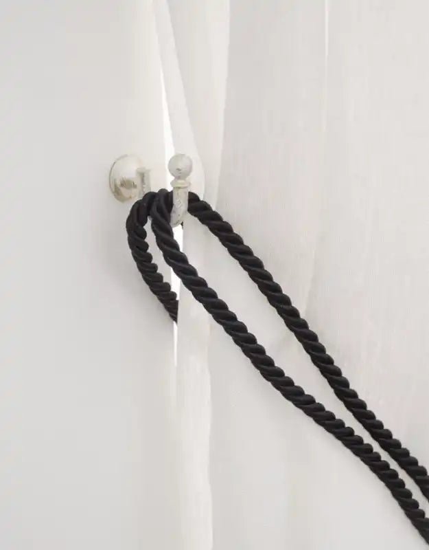 Omtagskrok 2-pack SVART - Nova Hem