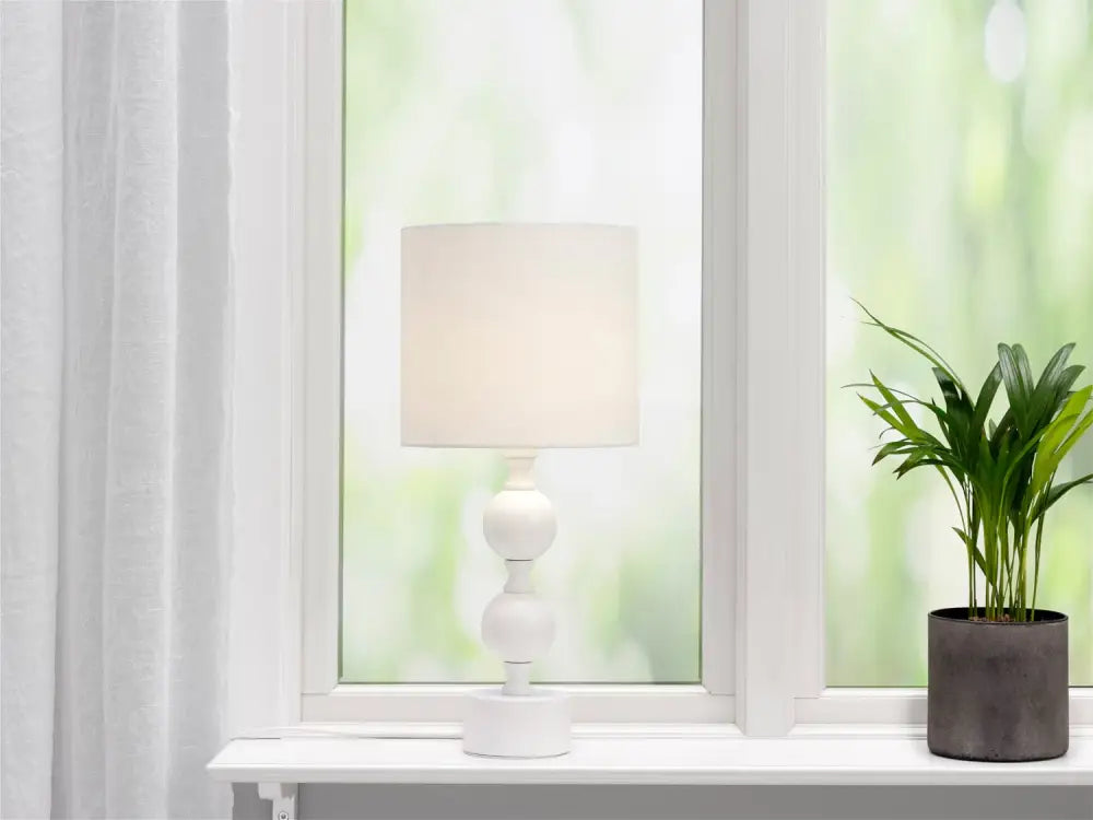Pompa bordslampa vit - Bordslampa