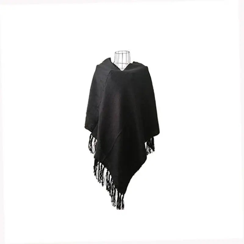 Poncho Bella svart - Kläder