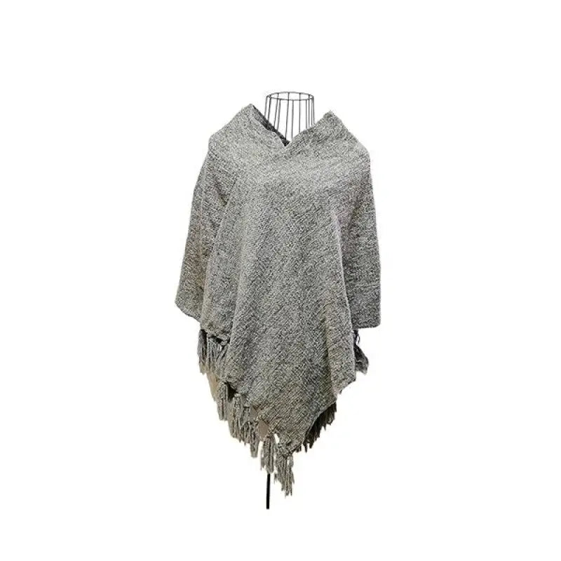 Poncho Lyra Sotgrå - Kläder