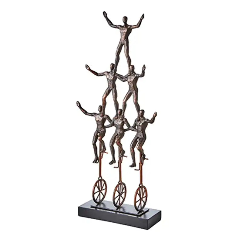 Pose Staty brons/svart cykel - Inredning