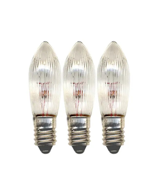Reservlampa 3-pack E10 12V 2,4W - Glödlampa