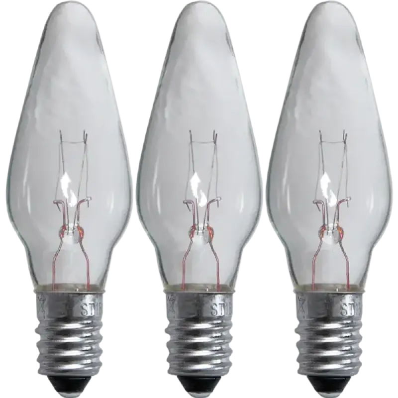 Reservlampa 3-pack E10 34V 3W - Reservlampa
