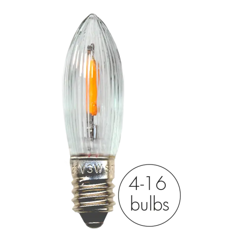Reservlampa 7-pack E10 14-55V AC/DC LED - Reservlampa