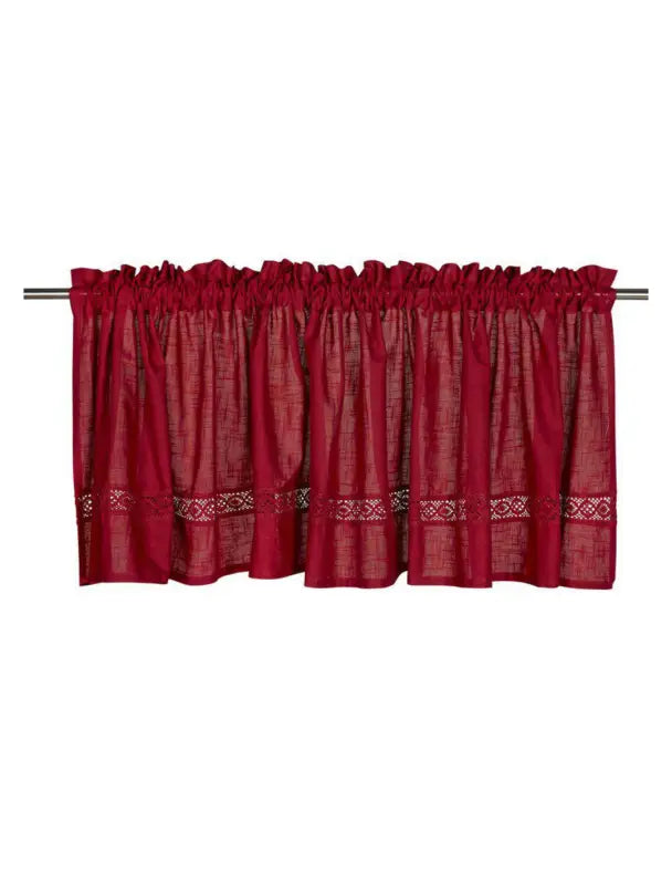 Sanna kappa röd 50x250 cm - Gardinkappa