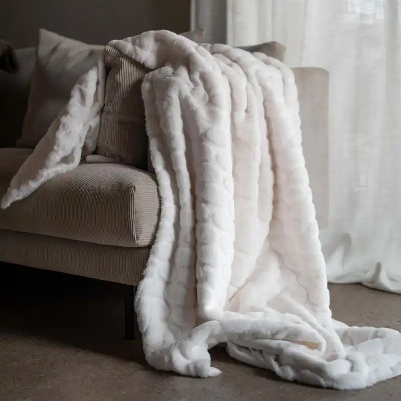 Sense pläd offwhite - Pläd