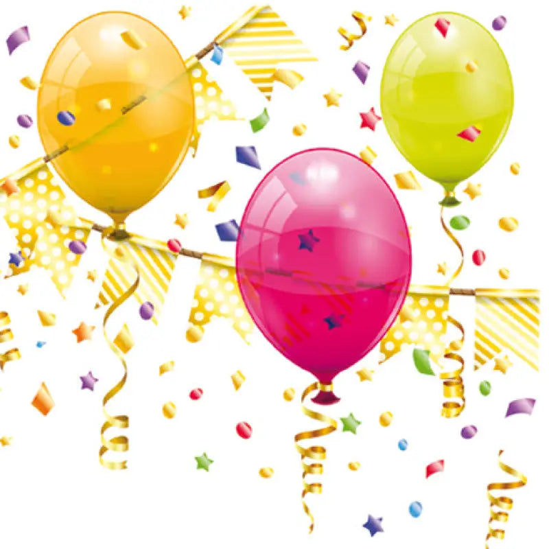 Servett Ballonger 33x33 cm - Servetter