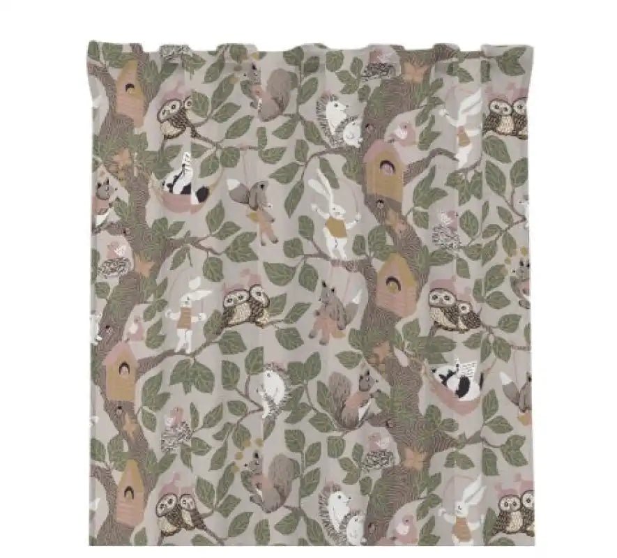 Skogsliv Gardinlängder 2-pack Beige - Nova Hem