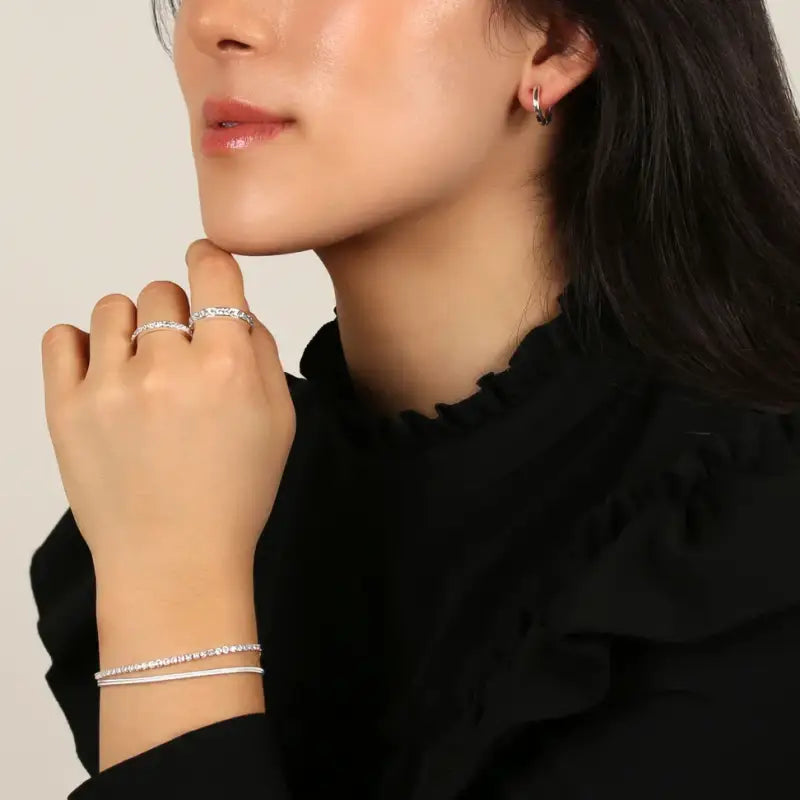 SNÖ Ace double brace s/clear - Armband