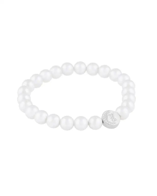 Snö Laney small elastic pearl brace s/white S/M Armband