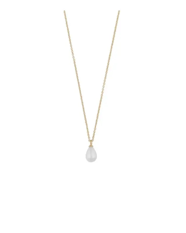 Snö Lucy drop pedant neck 45 cm gold - Halsband
