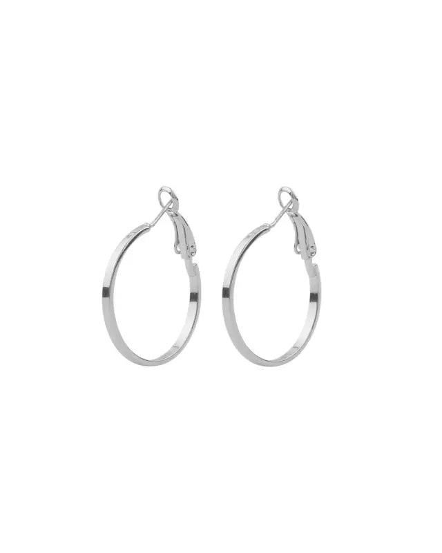Snö Moe ring ear 25 mm plain silver - Smycken