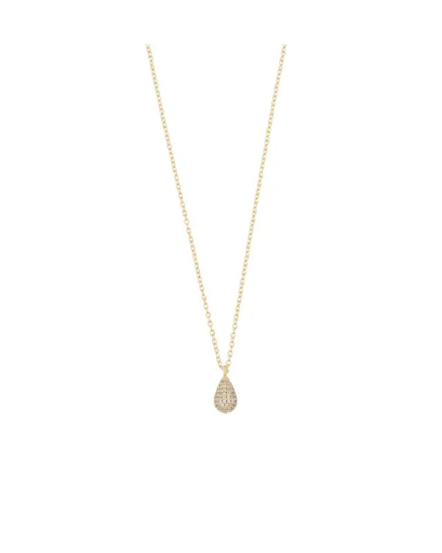 Snö Naomi drop pedant neck 45 cm gold - Halsband