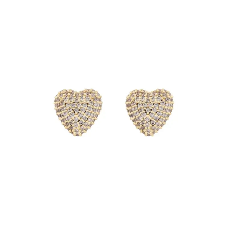 Snö Stina ear gold crystal - Örhänge