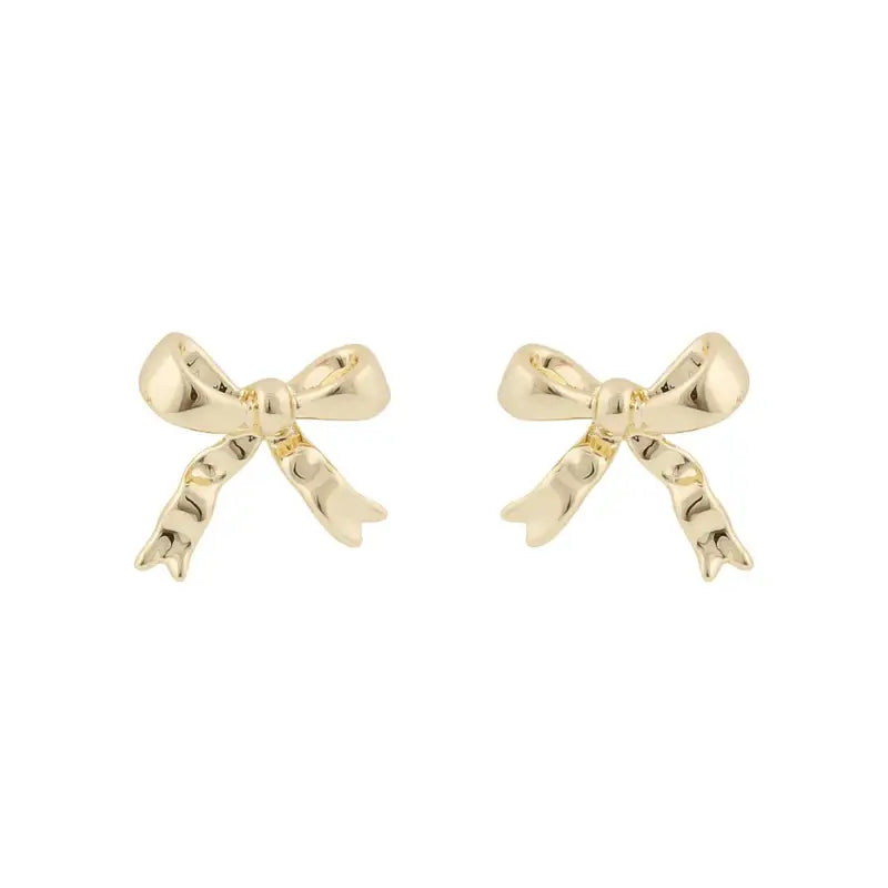 Snö Stina rosett ear gold - Bricka