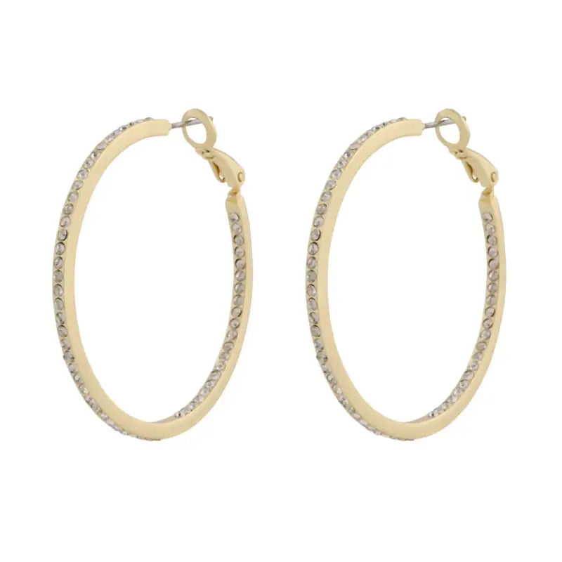 Snö Story ring ear gold/clear - Örhänge