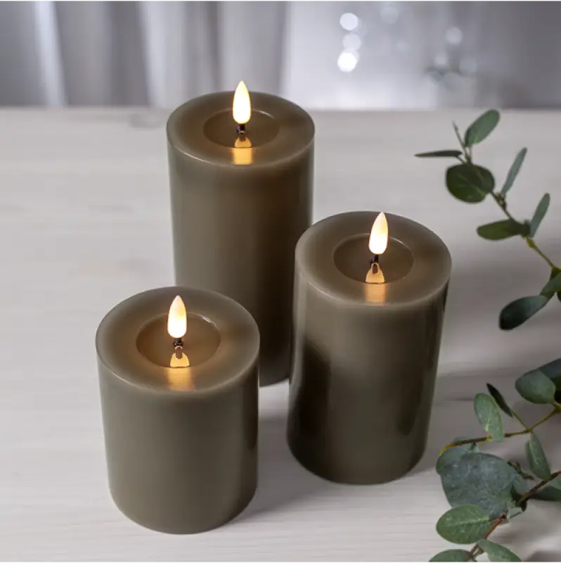 ST LED blockljus flamme flow 15 mullvad - LED ljus