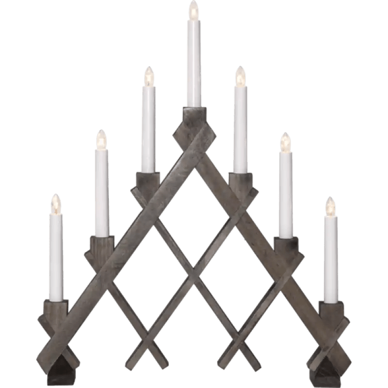 ST Rut Ljusstake Brun - Nova Hem