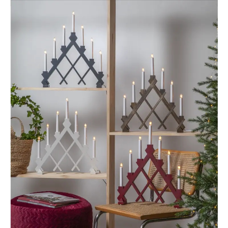 ST Rut Ljusstake röd - Ljusstake