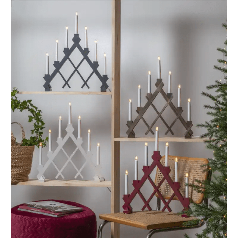 ST Rut Ljusstake röd - Nova Hem