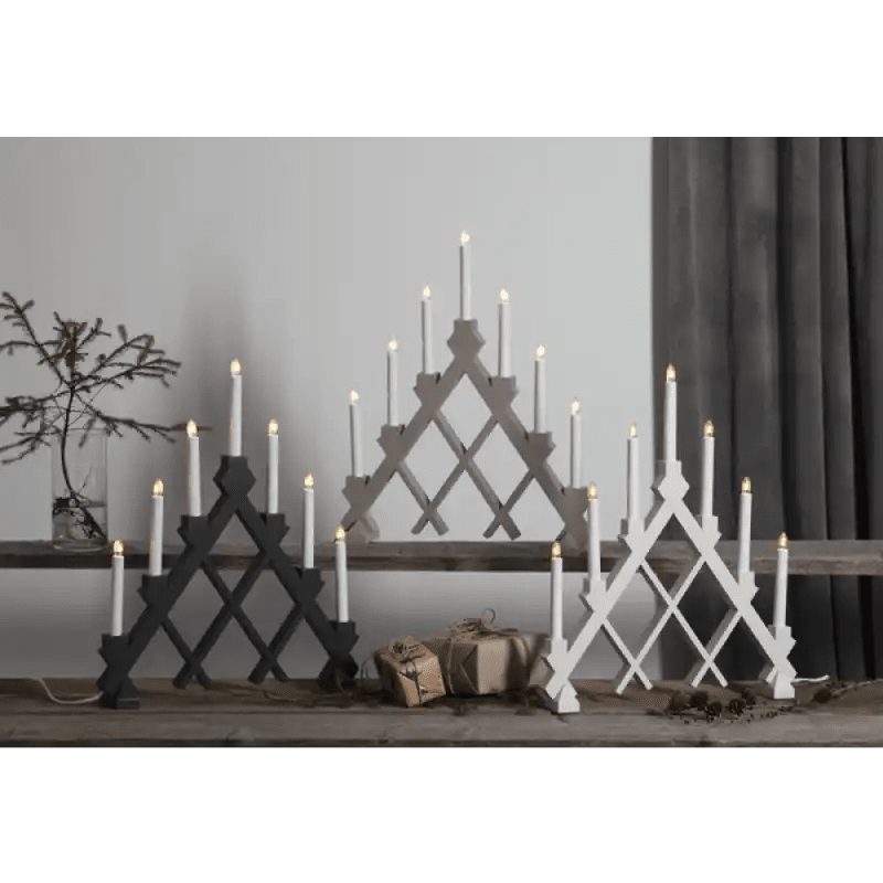 ST Rut Ljusstake svart - Nova Hem