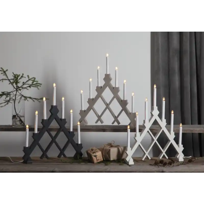 ST Rut Ljusstake svart - Belysning