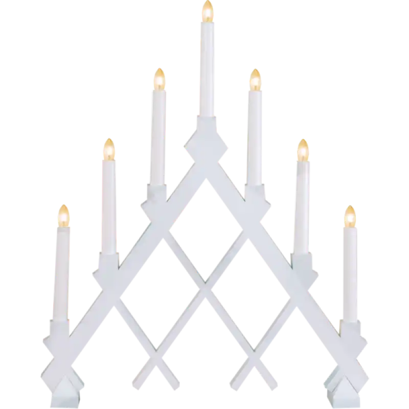 ST Rut Ljusstake vit - Jul