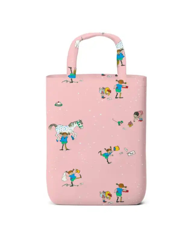 Tygkasse Pippi Med Vänner 32 x 40 cm - Tygkasse