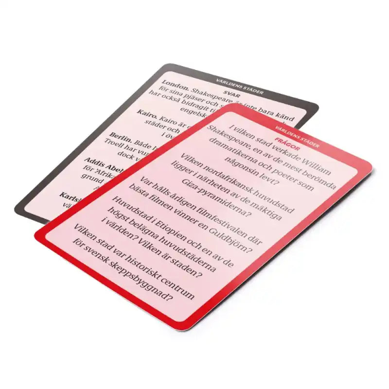 Världens Städer - Sällskapsspel