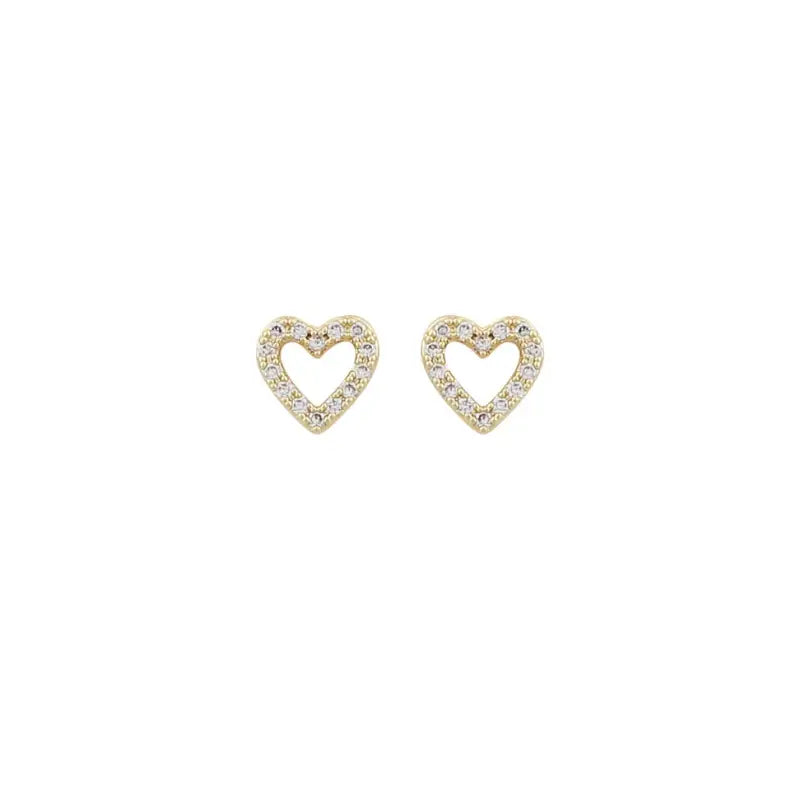 Valentina small ear g/clear - Örhänge