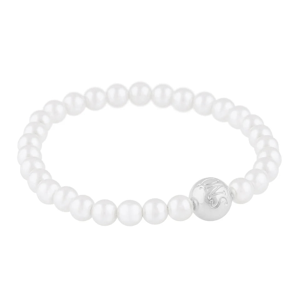 Snö Sophie braclet white/silver