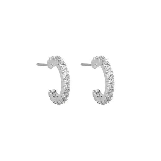 Clarissa small oval ear s/clear