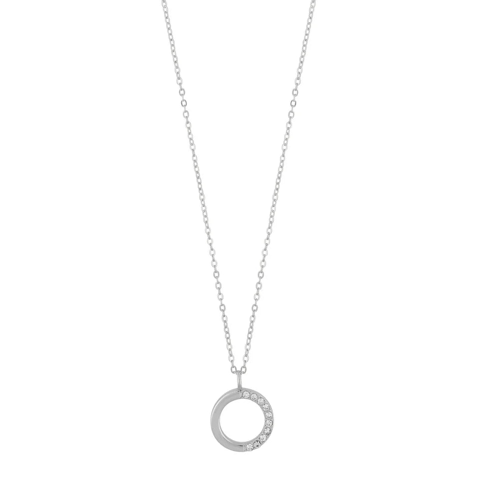 Snö Portal pendant neck 42cm silver/clear