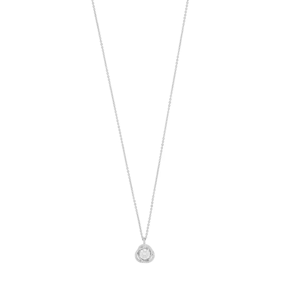 Ace pendant neck 45 cm s/clear