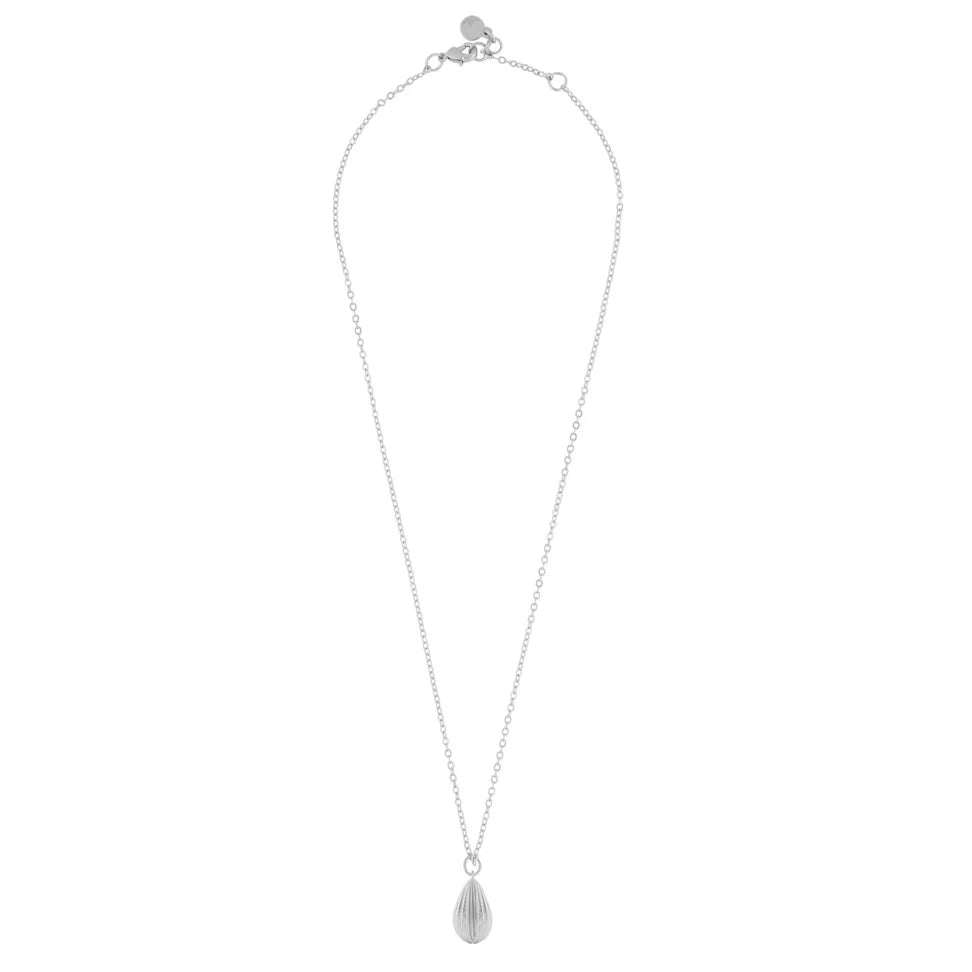 Dakota drop pendant neck 45cm plain silver