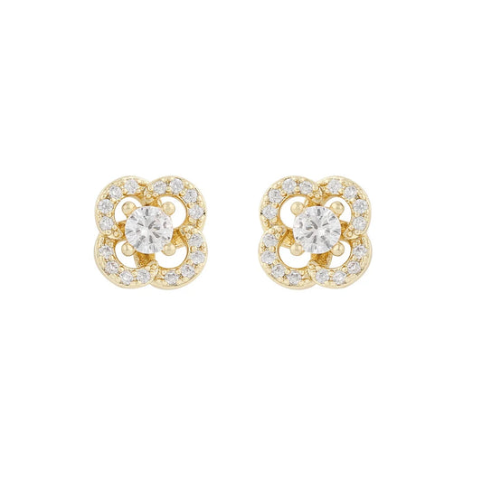 Snö Sally stone ear gold/clear