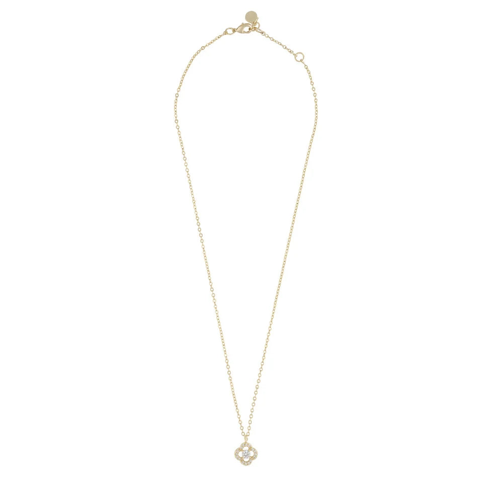 Snö Sally pendant neck 42 cm gold/clear