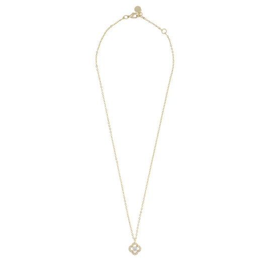 Snö Sally pendant neck 42 cm gold/clear