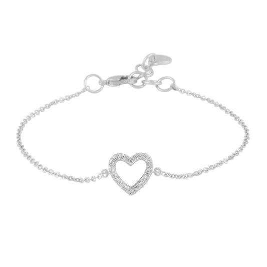 SNÖ Nisi heart brace silver/clear