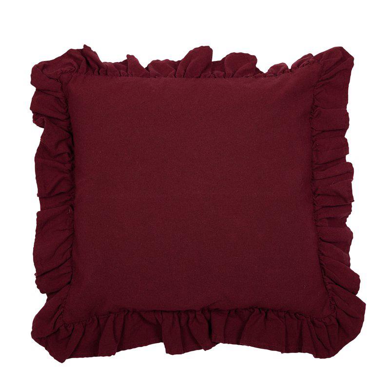 Vide  Kuddfodral 45x45 cm  Vinröd
