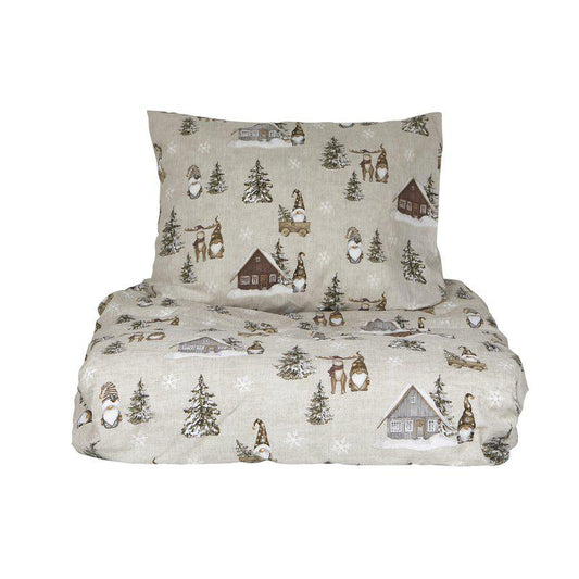 Harald 2-dels Bäddset Brun - Nova Hem