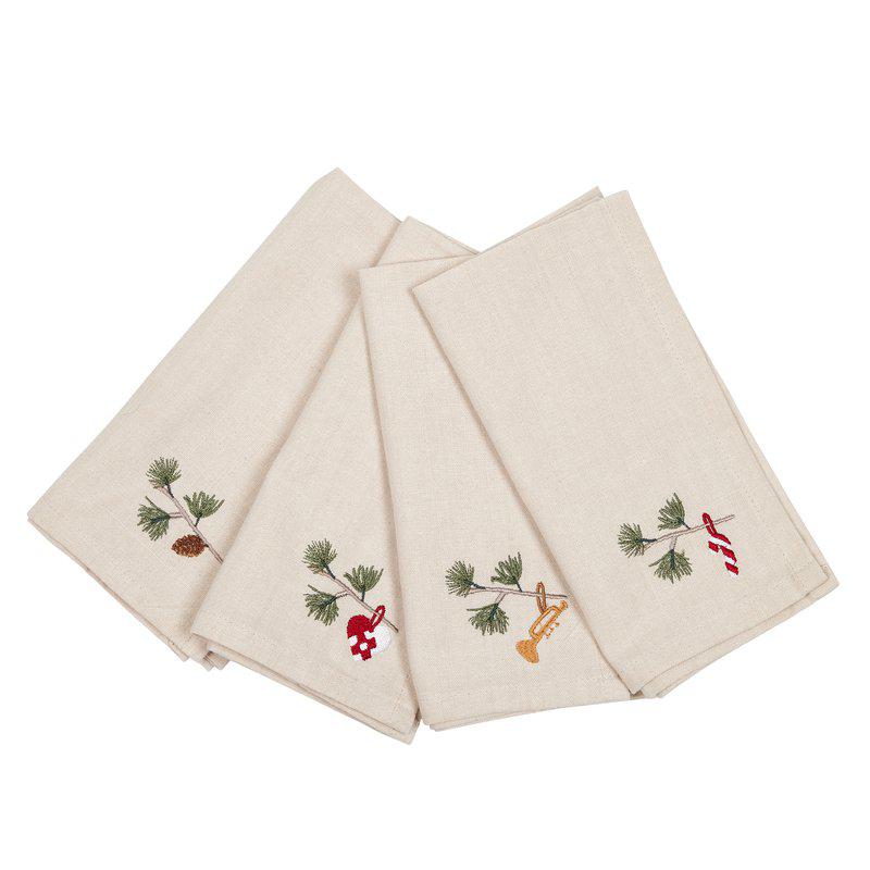 Marion  4-Pack Servetter 45x45 cm  Lin