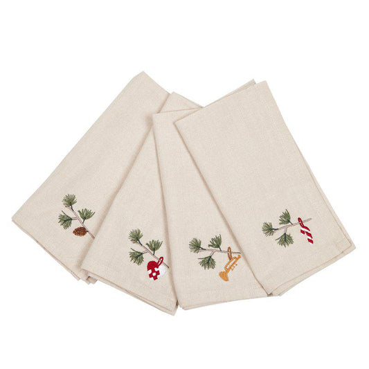 Marion  4-Pack Servetter 45x45 cm  Lin