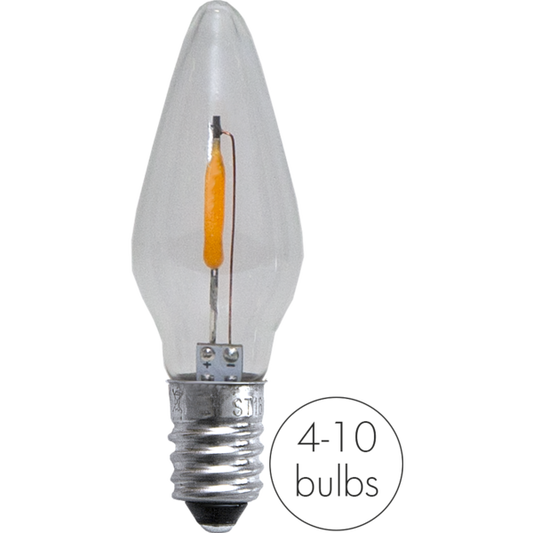 Filament led bulb 3-pack 0,5W