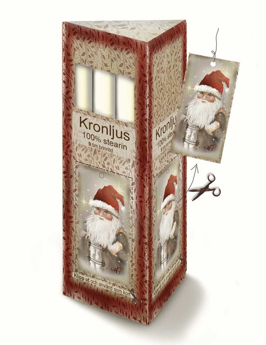 Kronljus 6-pack Jul