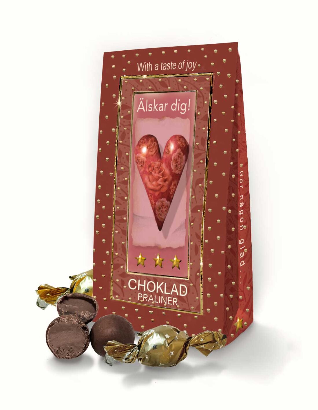 Klara´s chokladpralin Älskar Dig