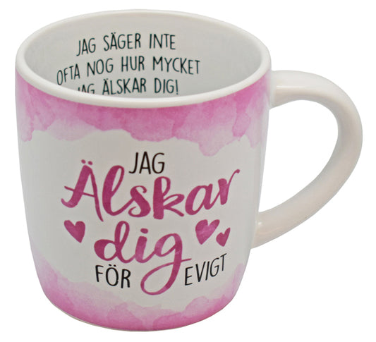 Enjoy mugg Jag älskar Dig