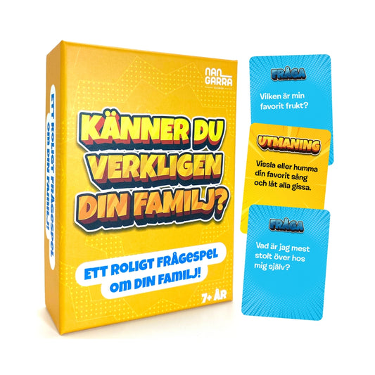 Spel Känner du verkligen din familj