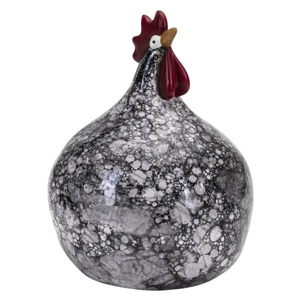 NG Höna Bubble Black  H.12 cm