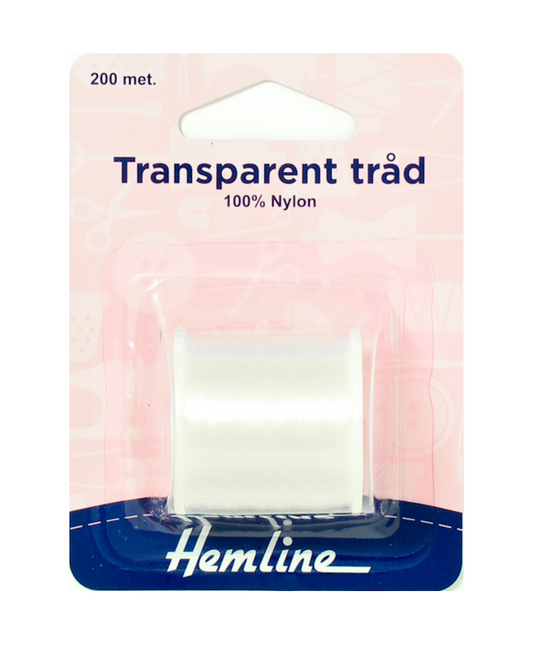 Transparent tråd 100% nylon